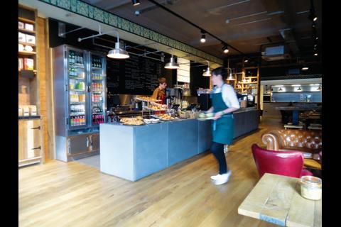 All the food is cooked on-site